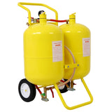 Dual Tank Abrasive Soda Blaster 10 Gallon Tanks 100 lb. Abrasive W46559178