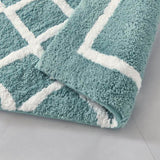 Reversible High Pile Tufted Microfiber Bath Rug B03598726