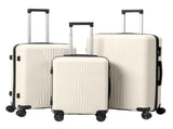 PP Trolley Case 20in 24in 28in 3PCS Suitcase Set Off White 59145631