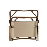 Comfy Foldable Portable Chair with Armrests Aluminium Frame, Travel Kermit Chair Easy to Fold W495107783