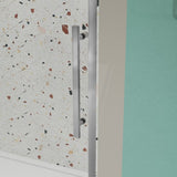 50"-54"W x 72"H sliding shower door, sliding door, with 1/4" tempered glass and Polished Chrome W2122P228624