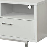 White 60-inch Drawer Storage TV Console B062P153846