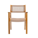 ZUN BRAIDED DINING CHAIR Light Brown N779P202840T