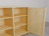 large-capacity single-door storage shelves in living rooms, bathrooms and other life scenes W2207P308721