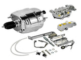 Chrome Brake Booster & Master Cylinder & PV4 Disc Valve Fits for 1968-1982 Chevrolet Corvette 22379844