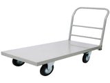 Platform Truck Industrial Flat Dolly Cart with Wheels - Heavy Duty 24 x 48 Cart - 2000lb Capacity 49420845
