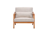 Mid-Century Modern Accent Chair, Arm Chair Living Room Chairs Pillow Upholstered Reading Chair 71635608