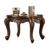 Antique Oak End Table with Queen Anne Legs B062P209097