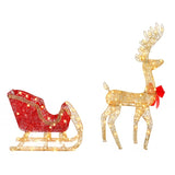 74*20*120cm 30.00V 3.60W Golden Deer Sled Iron Frame Cotton Thread Green Onion Powder Courtyard 35098534
