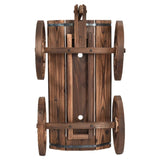 Wooden flowerpot frame, cart planting pot. 98788798