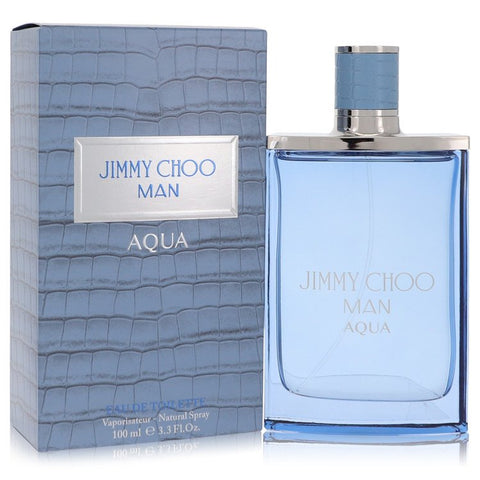 Jimmy Choo Man Aqua by Jimmy Choo Eau De Toilette Spray 3.3 oz for Men FX-563609