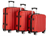 3-in-1 Multifunctional Large Capacity Traveling Storage Suitcase Luggage Set Red 48923879
