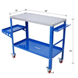 Welding Table 36"x18", 1200lbs Load Capacity Steel Welding Workbench Table on Wheels, Portable Work 31724673