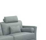 Tussio Watery Top Grain Leather Loveseat W/5 Pillows B2726P498447