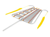 29 Key Marching Glockenspiel Silver Aluminum C5-A7 Tune, Adjustable Length with Mallets & Belt 05432339