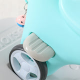 Rocking Horse Toddlers, Balance Bike Ride On Toys with Push Handle, Backrest and Balance Board 84967645