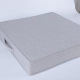 2 PCS Set 24x24 in Outdoor Deep Seat Cushion- Waterproof Fade-Resistant Patio Furniture Cushions 30408506