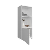 Obregon 43" Tall One-Door Wall Cabinet with Two Open Shelves, Medicine Cabinet B070P234340