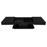 41.3''-76.7'' Extendable Coffee Table, Efficient Central Coffee Table with Multiple Storage 14901524
