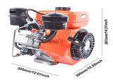 3HP 4-stroke Heavy Duty Single Cylinder Diesel Motor Engine 196CC/2200W 34572899