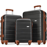 Luggage Sets New Model Expandable ABS Hardshell 3pcs Clearance Luggage Hardside Lightweight Durable N726P203164A