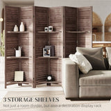 Tall Wood Privacy Screen Room Divider 56274944