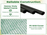 Green 5-Tier Mini Greenhouse with PE Grid Cover, Tool-Free Assembly Portable Grow Tent for Indoor 52136707