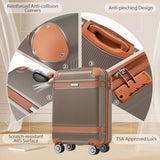 Hardshell Luggage Sets 3 Piece Carry on Luggage 22x14x9 Aviation Approved With TSA Lock, Suitable 87322537