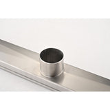 24 Inches Linear Shower Drain, Included Hair Strainer and Leveling Feet W2287P179455