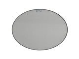 32 x 32 Inch Bathroom Mirror Black Aluminum Frame W99967979