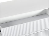 Handleless 6-Drawer Cabinet with Grille Finish P2 Particleboard MDF & Melamine Veneer 61471650