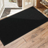 1PC Black PVC Composite Commercial Entrance, 90x180x1.2cm, Jumbo Heavy-Duty Anti-Fatigue Floor 88534249
