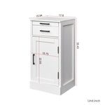 ZUN White color modular wine bar cabinet Buffet Cabinet with Hutch for Dining Room W331P195808