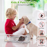 4Pcs Humane Live Mouse Trap Reusable Rat Rodent Trap Catch Release Cage Safe for Family Children 99342891