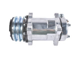 A/C Compressor with Clutch w/2-Groove Pulley Replacement for Sanden 508 Style V-Belt HC5003C 77190859