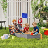 Kids Wooden Sandbox 58235368