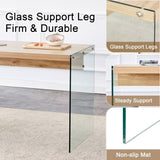 The top of the coffee table is made of medium density fiberboard and wooden stickers, with W1512P347778