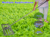 Garden backyard farmland golf course compost sand leveling with 79.5 long handle heavy duty tool 19956114