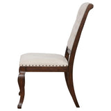 Cream and Antique Java Tufted Back Dining Chair B062P153690