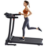 ZUN Treadmill - 2.5 HP folding treadmill, easy to move, with 3-speed incline adjustment and 12 preset 68853210