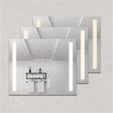 36 x 30 inch Medicine Cabinet with LED Vanity Mirror, Anti-Fog, Dimmable, Recessed or Surface Mount, W1738100836