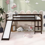 ZUN Loft Bed with Slide, Multifunctional Design, Twin 22317278