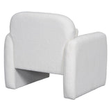 Stylish and Minimalist Teddy Fleece Single Sofa Chair with Arms and Pillow, Armchair, Accent Chair W1716P196469