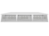 10x30ft Outdoor Pop Up Canopy, Portable Instant Canopy Tent with 8 Sidewalls for Outdoor Events 47765489