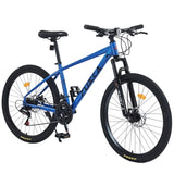 ZUN Mountain Bike for Men and Women 26 inch 24 Speed Suspension Fork KENDA Tires W1019P187576