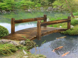 Wooden Garden Bridge Arc Footbridge 11842686