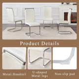 Luxury - style Dining Chairs. Comfort & Stability in One.The combination of white grainy-like W1151P324773