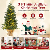 3FT Tabletop Christmas Tree - 363 Branch Tips , 50 Warm White LEDs, Cordless Control Box for 74070071