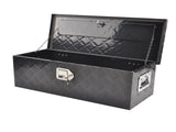 Black Aluminum Tool Storage Box Fit For Pickup Truck Bed Lock MT018003 52819421