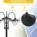 ZUN 3-head Solar Lamp/Street Light /Outdoor Ready LED Lighting -AS （Prohibited by 04504598